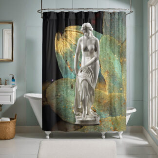 Cortina De Baño Numen.arg Ninfa Diseño Exclusivo